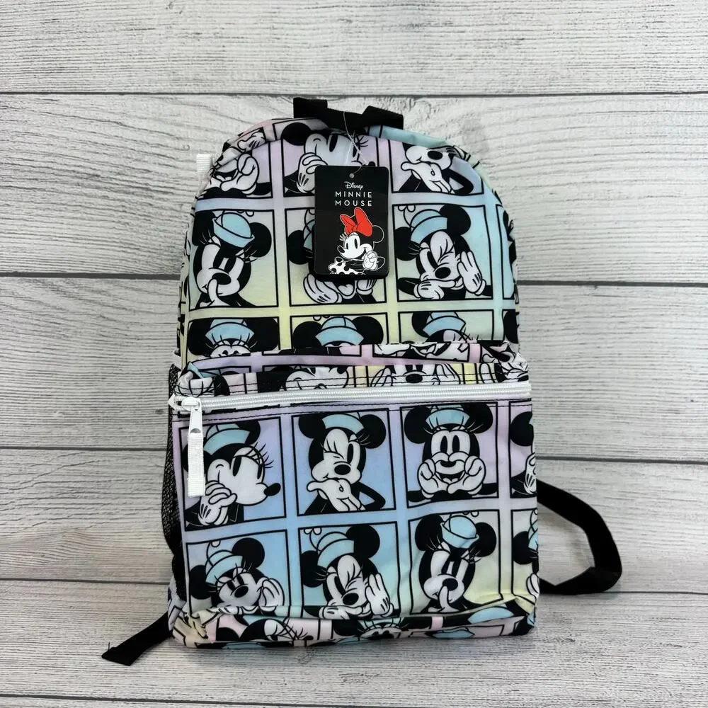 Minnie Mouse Girl's Graphic School Backpack & Lunchbox Set